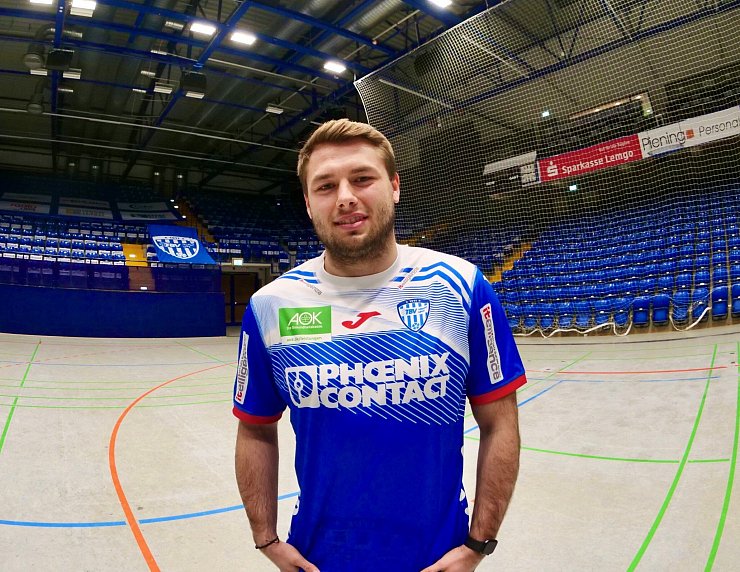 Lemgos neue Nummer 22: Kian Schwarzer kommt aus Zweibrücken. - © Jörg Hagemann