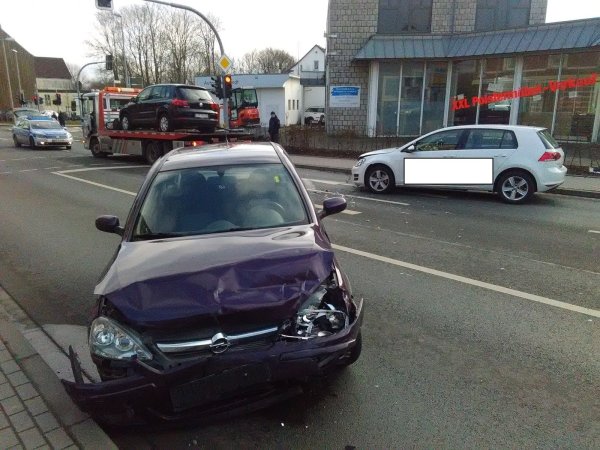 Der Unfall forderte zwei Verletzte. - © Wolfgang Becker