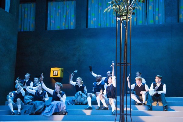 Großartige Inszenierung: Die "Meistersinger von Nürnberg" begeisterten das Publikum Im Landestheater. - © Landestheater/Schomburg