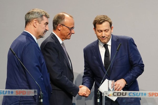 CDU, CSU und SPD sind sich einig geworden. - © Kay Nietfeld/dpa