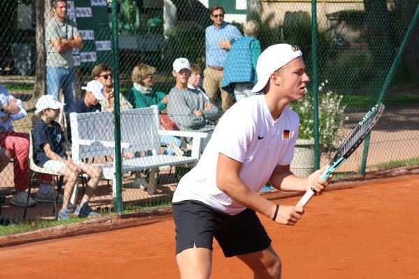 Max Schönhaus in Aktion. - © ---/Deutscher Tennis Bund/dpa
