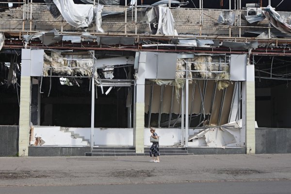 Frontnahe Städte wie Kramatorsk im ukrainischen Gebiet Donezk geraten regelmäßig unter russischen Beschuss. (Archivbild) - © -/Ukrinform/dpa