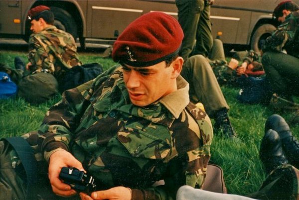 1987 ist die Oerlinghauser Zeit für Ted Bradley bereits seit elf Jahren vorbei. Er ist, wie sein Vater vor ihm, selbst in die britische Armee eingetreten und zeitweise in Minden stationiert. - © Ted Bradley
