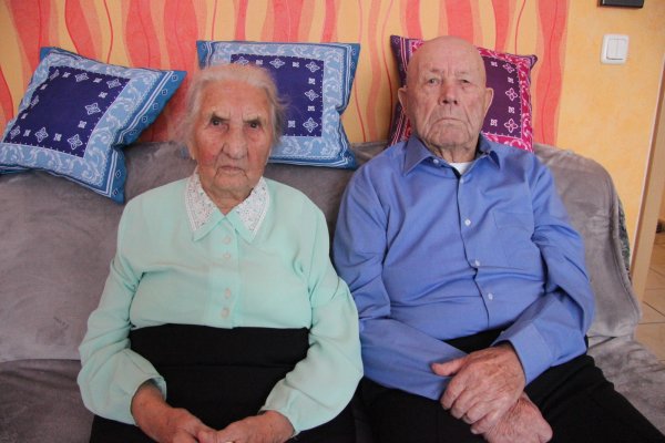 Jubilare: Paulina und Johann Wegner. - © Kirsten Fuhrmann