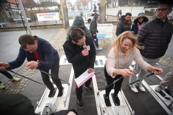 Im Wettbewerb: Michael Granzow, Martin Bremer und Annalena Kierstein (von links) - © Nicole Ellerbrake