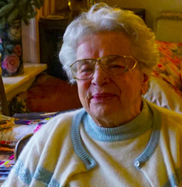 Margarethe Moysich feiert ihren 105. Geburtstag. - © Wolfgang Moysich