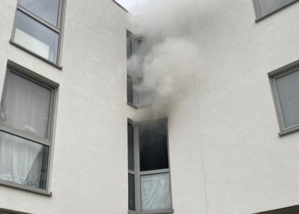 Bei dem Brand wurde niemand verletzt, es entstand nur Sachschaden. - © Feuerwehr Detmold