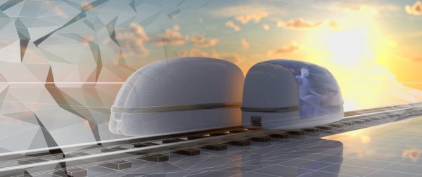 Futuristisch: Ein Entwurf der Taxizüge, die zwischen Lüttfeld, Dörentrup und Barntrup pendeln könnten. - © Ilja Nowodworski