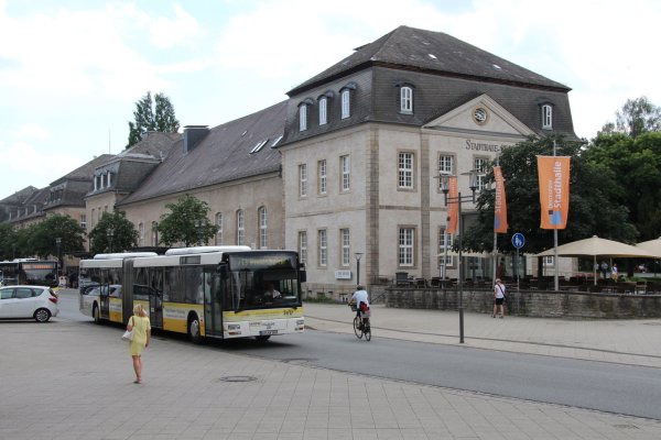 Neuer Service in Planung: Demnächst sollen Besucher der Stadthalle und anderer Kultureinrichtungen mit ihren Eintrittskarten auch den Stadtbus nutzen können. - © Jana Beckmann