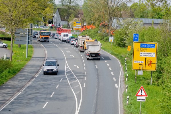 Die Strecke zwischen Füllenbruchstraße und Werrebrücke soll vierspurig werden - © ralf bittner, www.ralfbittner-photography.de