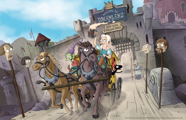Prinzessin Bean und ihre Kumpanen, Dämon Luci und Elf Elfo, begeben sich in Dreamland auf Abenteuer. - © Netflix