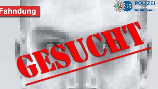 Versuchte Vergewaltigung in Bielefeld: Die Polizei sucht per Foto-Fahndung nach dem Tatverdächtigen. - © Polizei NRW