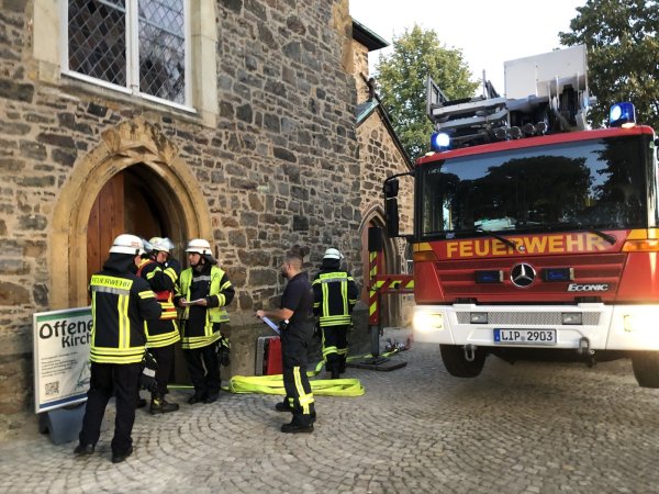 Die Löschgruppe Bad Salzuflen der Freiwilligen Feuerwehr. - © Daniel Hobein