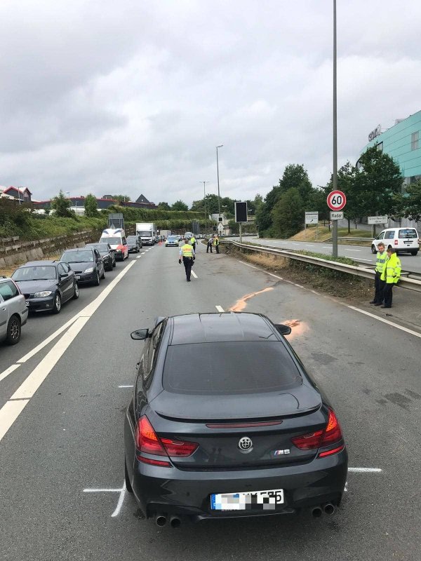 Der Unfall ereignete sich am Samstag auf dem OWD. - © NW
