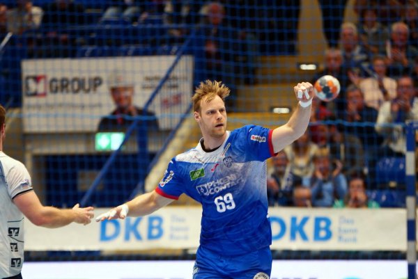 Christian Klimek zählt zu den Abwehrsäulen beim TBV Lemgo Lippe. Bei seinem künftigen Arbeitgeber erwartet ihn heute eine schwere Aufgabe. Foto: Jörg Hagemann - © Jörg Hagemann