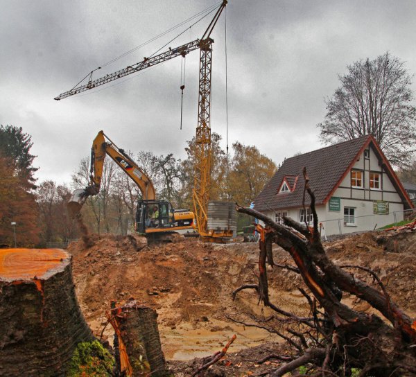 Der Baukran steht am Tierheim. - © Vera Gerstendorf-Welle