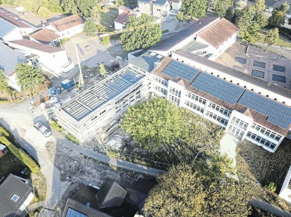Das Foto zeigt das neue
Verwaltungsgebäude der Realschule Augustdorf, es wurde im September 2019 aufgenommen. - © Gemeinde Augustdorf
