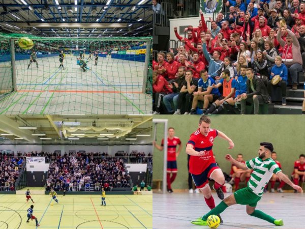 Der 16. LZ-Cup beginnt am Sonntag mit der Vorrunde der Männer. Unsere Karte zeigt, in welchen Hallen gespielt wird. - © Egon Penner; Collage: Tilo Sommer