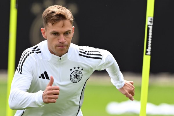 Immer weiter: Kapitän und Vielspieler Joshua Kimmich. - © Federico Gambarini/dpa