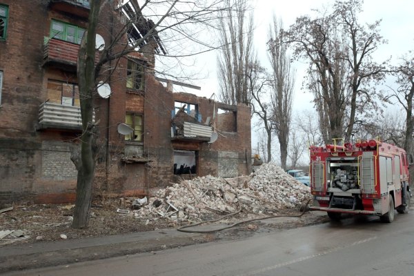 Die von der Ukraine kontrollierte Stadt Kramatorsk im Norden des Gebietes Donezk ist durch eine Vielzahl russischer Angriffe schwer zerstört. (Archivbild) - © -/ukrin/dpa