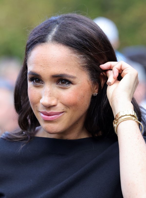 Herzogin Meghan nach dem Tod der Queen 2022 in London. - © Chris Jackson/PA Wire/dpa