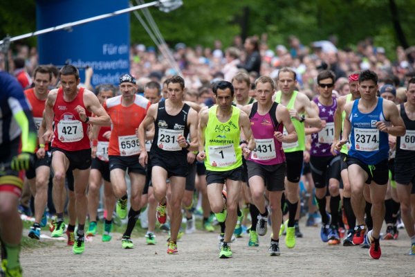 Der Start beim Hermannslauf 2018. - © Archivfoto: Torben Gocke