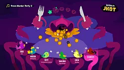 Der Rhythmus, wo ich immer mit muss: Hier versuchen wir, mit korrekt getroffenen Noten der gefr&auml;&szlig;igen, fleischfressenden Pflanze zu entgehen. Unbedingt "durchg&auml;ngiges Schreien" ausprobieren! - &copy; Jackbox Games