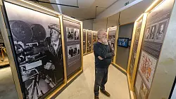 Historische Aufnahme von Friedrich Wilhelm Murnau bei der Arbeit. - &copy; Foto: Andreas Zobe/NW