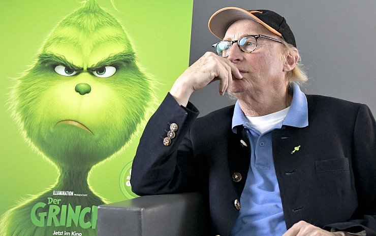 Komiker Otto Waalkes gab dem Weihnachtshasser Grinch seine Stimme. Den Animationsfilm können sich Sky-Cinema-Abonnenten momentan jederzeit anschauen.  - © Herbert Neubauer/APA/dpa