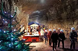 Im Besucherbergwerk Kleinenbremen werden am Weihnachtsmarkt-Wochenende 11.000 Besucher erwartet. - &copy; FOTO: TYLER LARKIN