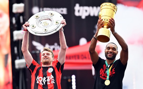 Der Leverkusener Double-Sieg ist beim FC Bayern noch nicht vergessen. (Archivfoto) - © Marius Becker/dpa