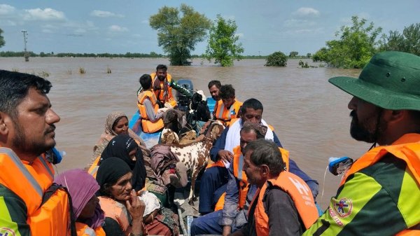 Extreme Wetterereignisse nehmen in dem südasiatischen Land zu. - © Ppi/PPI via ZUMA Press Wire/dpa
