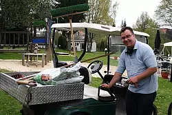 Wouter Seijsener, Inhaber "Ferienpark Teutoburger Wald", bereitet sich wie die anderen nordlippischen Campingplatzbetreiber auf die kommende Saison vor. - © Foto: Frevert