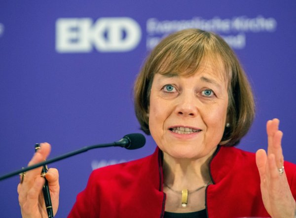 Annette Kurschus, Ratsvorsitzende der Evangelischen Kirche in Deutschland (EKD). - © Stefan Puchner/dpa