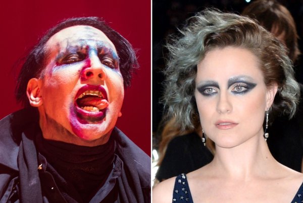 Rocker Marilyn Manson lässt Klage gegen Ex-Freundin Evan Rachel Wood fallen. (Archivfoto) - © Gateau/Marechal/PA Wire/dpa