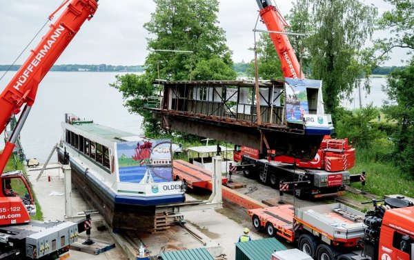 Dampfer - © Foto: Hauke-Christian Dittrich/dpa