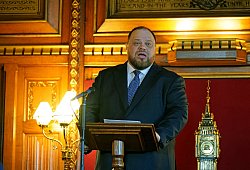 Ukrainischer Parlamentspräsident Stefantschuk - Yui Mok/PA Wire/dpa