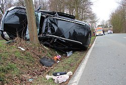 Ein schwerer Unfall hat sich am Dienstagnachmittag in Lemgo zugetragen. - Katrin Kantelberg(