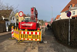 Keine Chance für den Durchgangsverkehr: Der Gröchteweg ist auch während der Baupause im Winter gesperrt. - Thomas Reineke