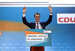 Landtagswahl in Nordrhein-Westfalen - CDU-Wahlparty - Rolf Vennenbernd/dpa