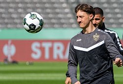 Vor dem DFB-Pokalfinale - Training VfB Stuttgart - Soeren Stache/dpa