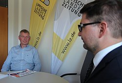 Bürgermeisterkandidat Frank Meier - Silke Buhrmester
