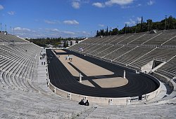 Altes Olympiastadion von Athen - Aris Messinis/AFP POOL/AP/dpa