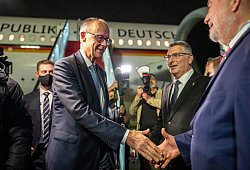 Kanzler Merz in Israel - Michael Kappeler/dpa