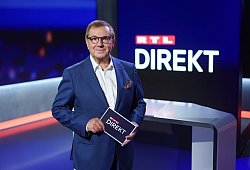 Jan Hofer moderiert "RTL Direkt" - Foto: Jörg Carstensen/dpa