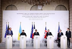 Ukraine-Krieg -Treffen der "Koalition der Willigen" - Tom Nicholson/PA Wire/dpa