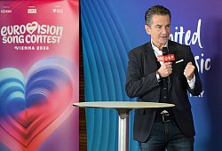 Pressekonferenz zum Eurovision Song Contest - Harald Schneider/APA/dpa
