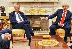 US-Präsident Trump empfängt Bundeskanzler Merz - Michael Kappeler/dpa Pool/dpa