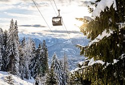 Der «FlemX» im Schweizer Skigebiet Flims Laax - Philipp Ruggli/LAAX/dpa-tmn