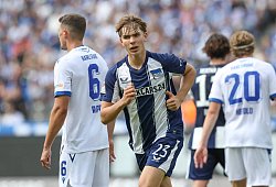 Fussball 2. Bundesliga, Hertha BSC Berlin - Karlsruher SC - IMAGO/Jan Huebner